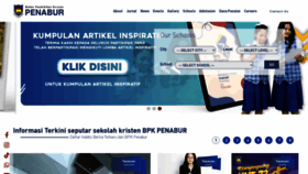 What Bpkpenabur.or.id website looked like in 2022 (1 year ago)