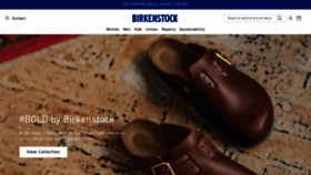 What Birkenstock.com.au website looked like in 2022 (1 year ago)