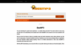What Beemp3s.net website looked like in 2022 (1 year ago)