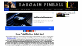 What Bargainpinballmachines.com website looked like in 2022 (1 year ago)