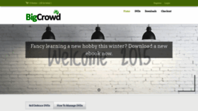 What Bigcrowd.co.uk website looked like in 2022 (1 year ago)