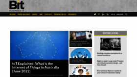 What Bit.com.au website looked like in 2022 (1 year ago)