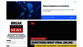 What Breakyourownnews.com website looked like in 2022 (1 year ago)
