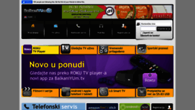 What Balkaniyum.tv website looked like in 2022 (1 year ago)
