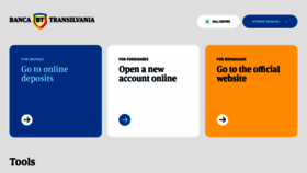What Bancatransilvania.ro website looked like in 2022 (1 year ago)
