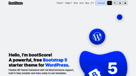 What Bootscore.me website looked like in 2022 (1 year ago)
