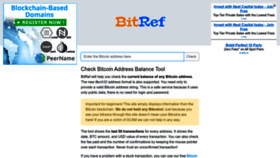 What Bitref.com website looked like in 2022 (1 year ago)