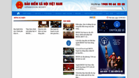 What Baohiemxahoi.gov.vn website looked like in 2022 (1 year ago)