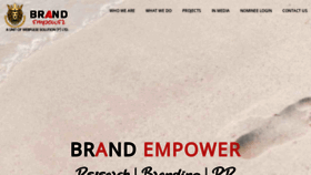 What Brandempower.org website looked like in 2022 (3 years ago)