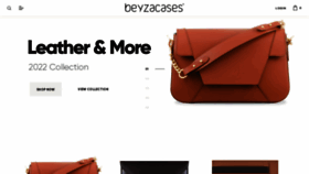 What Beyzacases.com website looked like in 2022 (1 year ago)