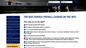 What Bestfantasyfootballleague.com website looked like in 2022 (1 year ago)