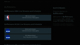 What Buffstreamz.org website looked like in 2022 (1 year ago)