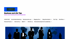 What Businessandlifetips.com website looked like in 2022 (1 year ago)