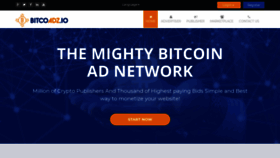 What Bitcoadz.io website looked like in 2022 (2 years ago)