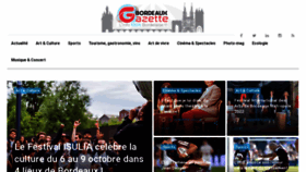 What Bordeaux-gazette.com website looked like in 2022 (1 year ago)