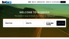 What Busbora.co.tz website looked like in 2022 (2 years ago)