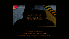 What Bpk.go.id website looked like in 2022 (1 year ago)