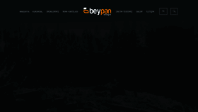 What Beypan.com.tr website looked like in 2022 (1 year ago)