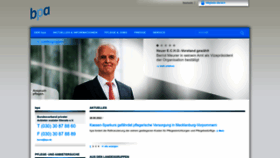 What Bpa.de website looked like in 2022 (1 year ago)