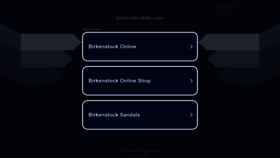 What Birkenstock4u.com website looked like in 2022 (1 year ago)