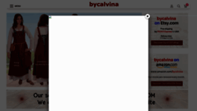 What Bycalvina.us website looked like in 2022 (1 year ago)