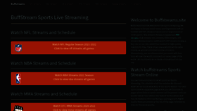 What Buffstreams.site website looked like in 2022 (1 year ago)