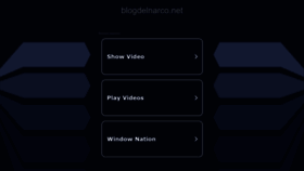 What Blogdelnarco.net website looked like in 2022 (1 year ago)