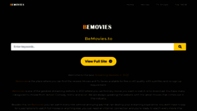 What Bemovies.to website looked like in 2022 (1 year ago)