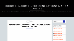 What Boruto-naruto.online website looked like in 2022 (1 year ago)
