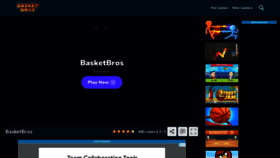 What Basketbros.online website looked like in 2022 (1 year ago)