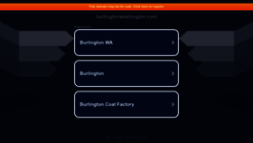 What Burlingtonwashington.com website looked like in 2022 (1 year ago)