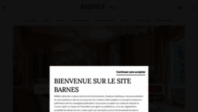What Barnes-paris.com website looked like in 2022 (1 year ago)