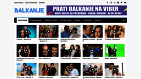 What Balkanje.com website looked like in 2022 (1 year ago)