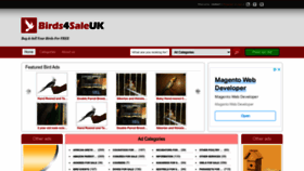What Birds4saleuk.co.uk website looked like in 2022 (1 year ago)