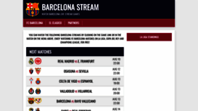 What Barcelonastream.com website looked like in 2022 (1 year ago)