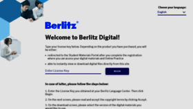 What Berlitzdigital.com website looked like in 2022 (1 year ago)