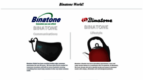 What Binatone.com website looked like in 2022 (1 year ago)
