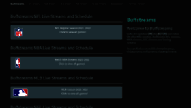 What Buffstreams.club website looked like in 2022 (1 year ago)