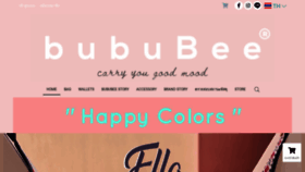 What Bububeebrand.com website looked like in 2022 (1 year ago)