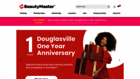 What Beautymaster.com website looked like in 2022 (1 year ago)