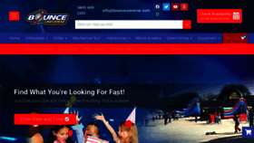 What Bounceuniverse.com website looked like in 2022 (1 year ago)