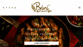 What Binifinefoods.com website looked like in 2022 (1 year ago)