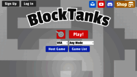 What Blocktanks.io website looked like in 2022 (1 year ago)