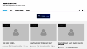 What Berkahherbal.com website looked like in 2022 (1 year ago)