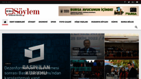 What Bursasoylem.com website looked like in 2022 (1 year ago)