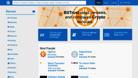 What Bittrust.org website looked like in 2022 (1 year ago)