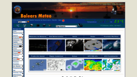 What Balearsmeteo.com website looked like in 2022 (1 year ago)