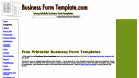What Businessformtemplate.com website looked like in 2022 (1 year ago)