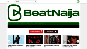 What Beatnaija.com website looked like in 2022 (1 year ago)