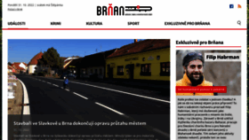 What Brnan.cz website looked like in 2022 (1 year ago)